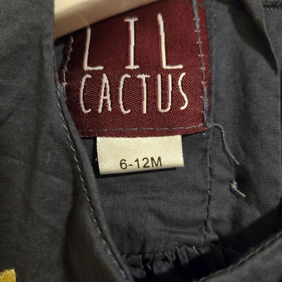 Lil Cactus Girl's Nativity Dress Christmas JESUS Sz. 6-12mos Infant Navy Blue‎ - Picture 4 of 6
